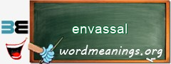 WordMeaning blackboard for envassal